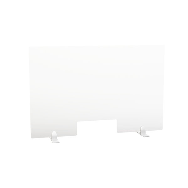 OBEX 1 Panel Clear Desk Dividers Wayfair